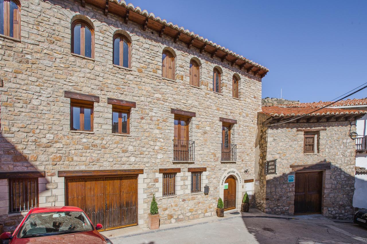 Hostal Antiguo Hospital Linares de Mora Eksteriør billede