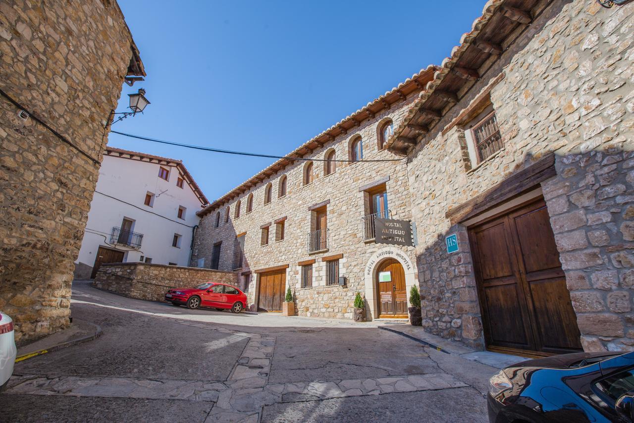 Hostal Antiguo Hospital Linares de Mora Eksteriør billede