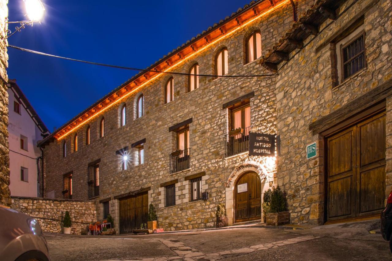 Hostal Antiguo Hospital Linares de Mora Eksteriør billede